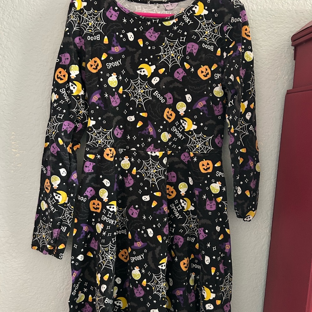 The Children's Place Halloween Dress - Black, Orange, Purple